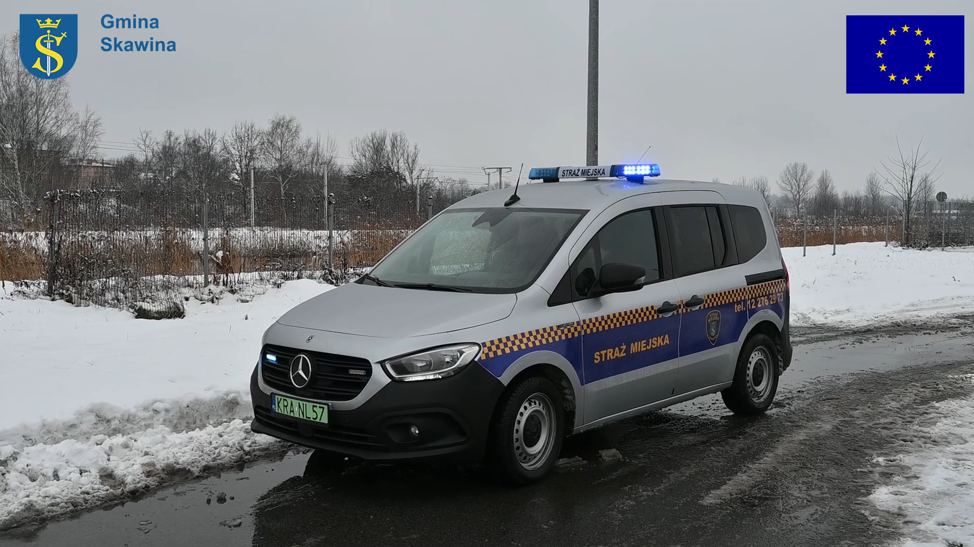 Elektryczny samochód Straży Miejskiej 