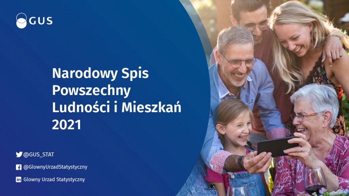 Baner Narodowego Spisu Powszechnego Ludności i Mieszkań 2021