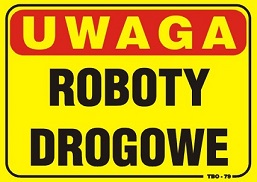 uwaga roboty drogowe