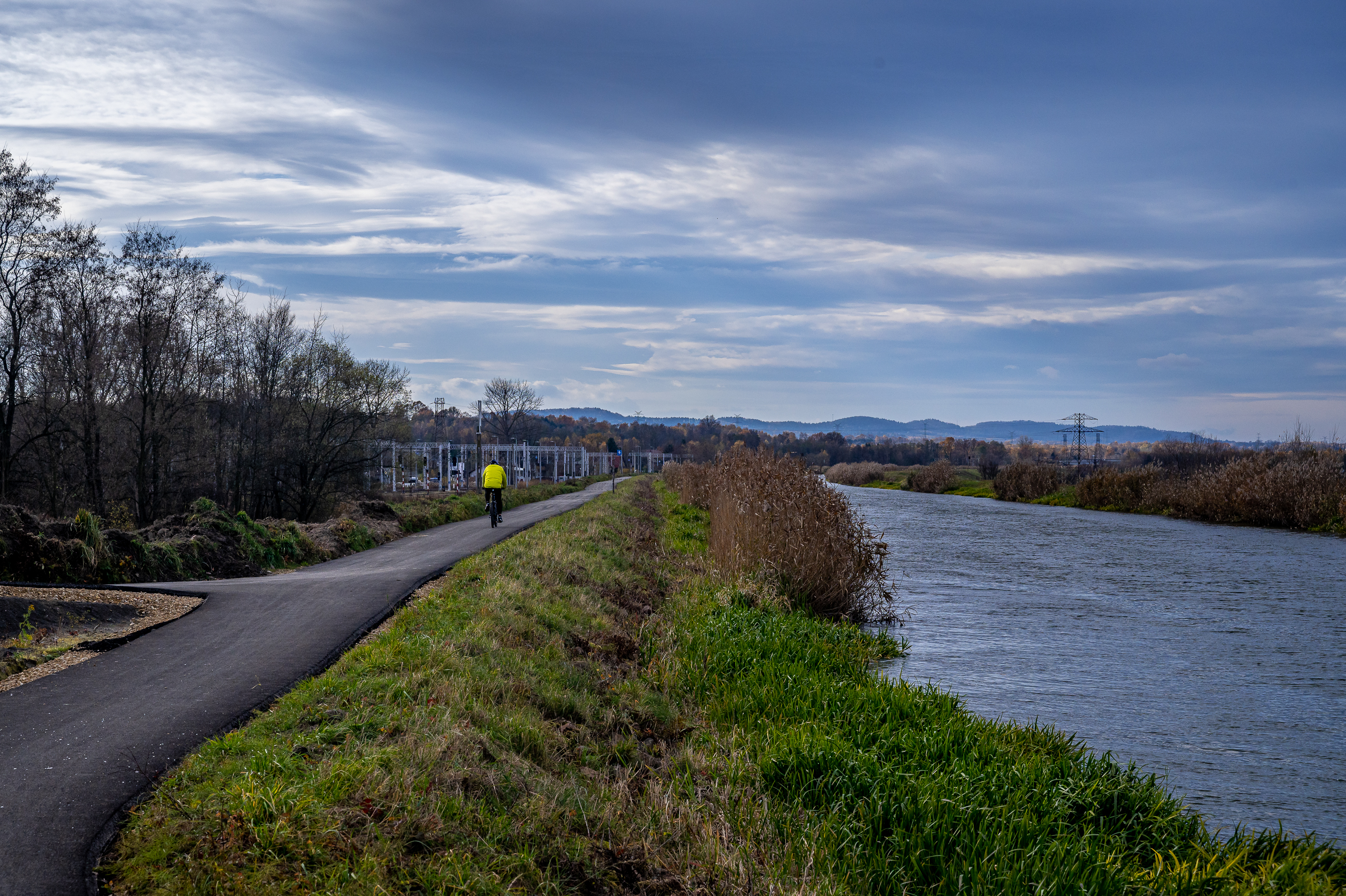 Ścieżka rowerowa na Kanale Łączańskim