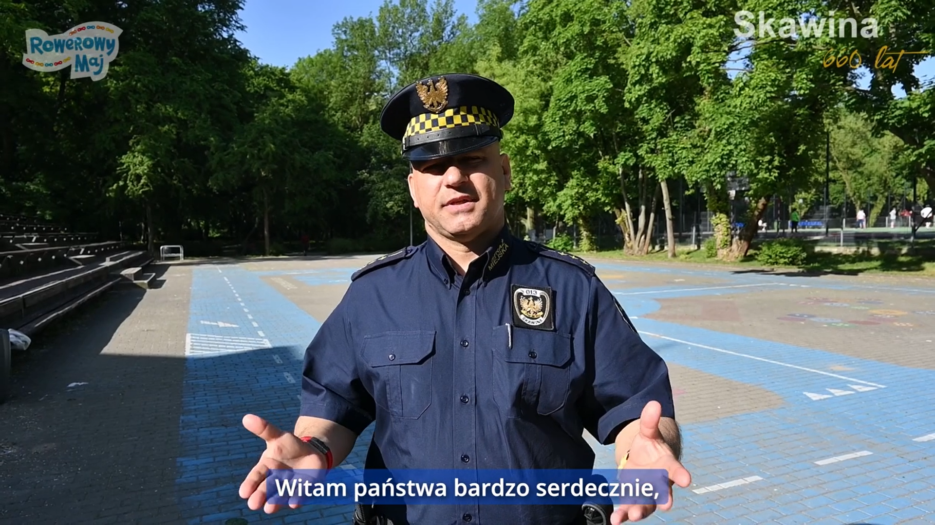Rowerowy Maj - wywiad ze strażnikiem miejskim