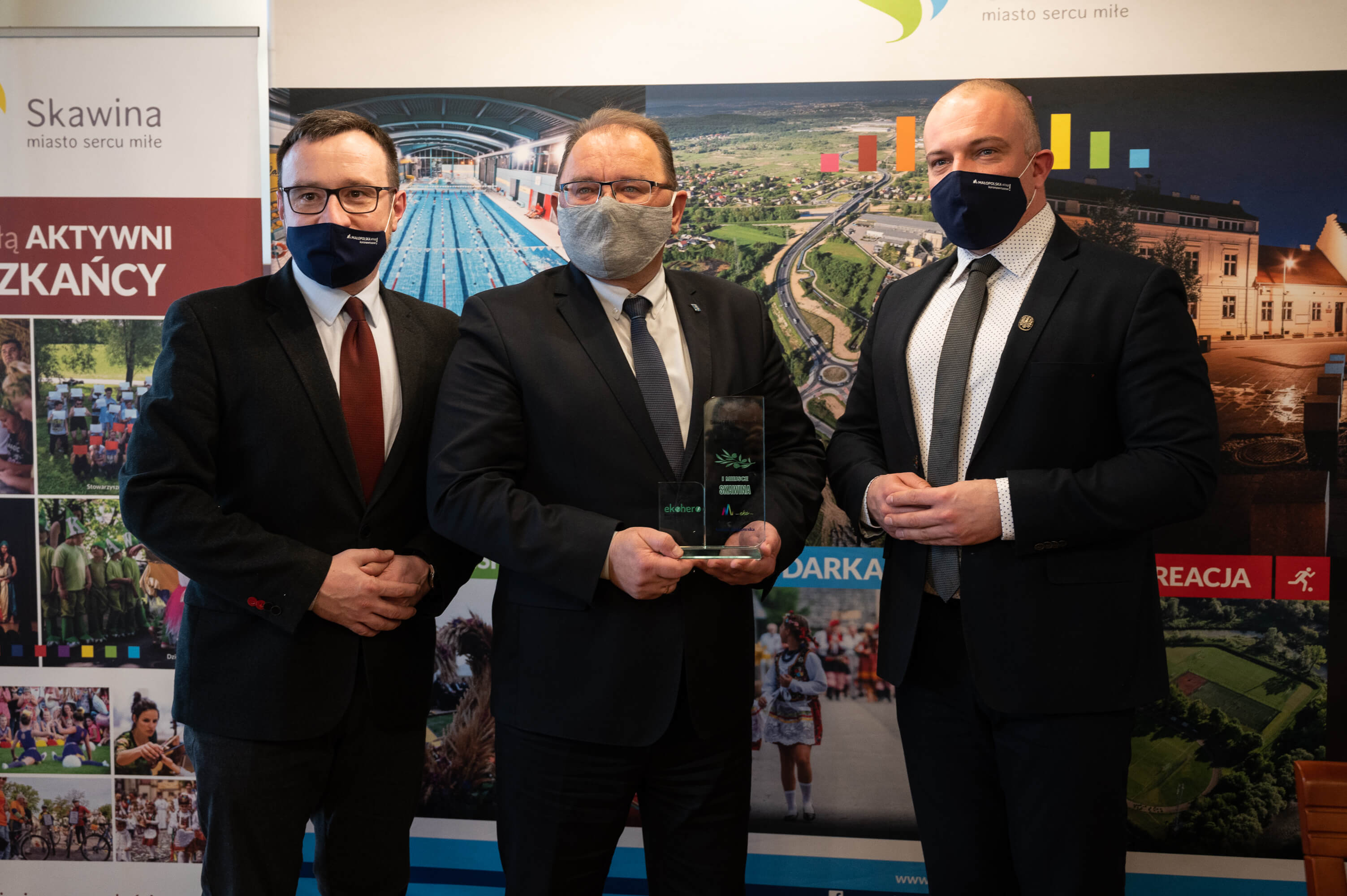Skawina najbardziej ekologiczną gminą w Małopolsce, zdjęcie burmistrza Norberta Orzoga