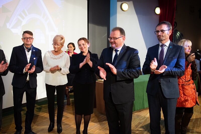 Śp. ks. Prałat Marian Podgórny - uroczystość nadania Honorowego Obywatela miasta Skawiny 