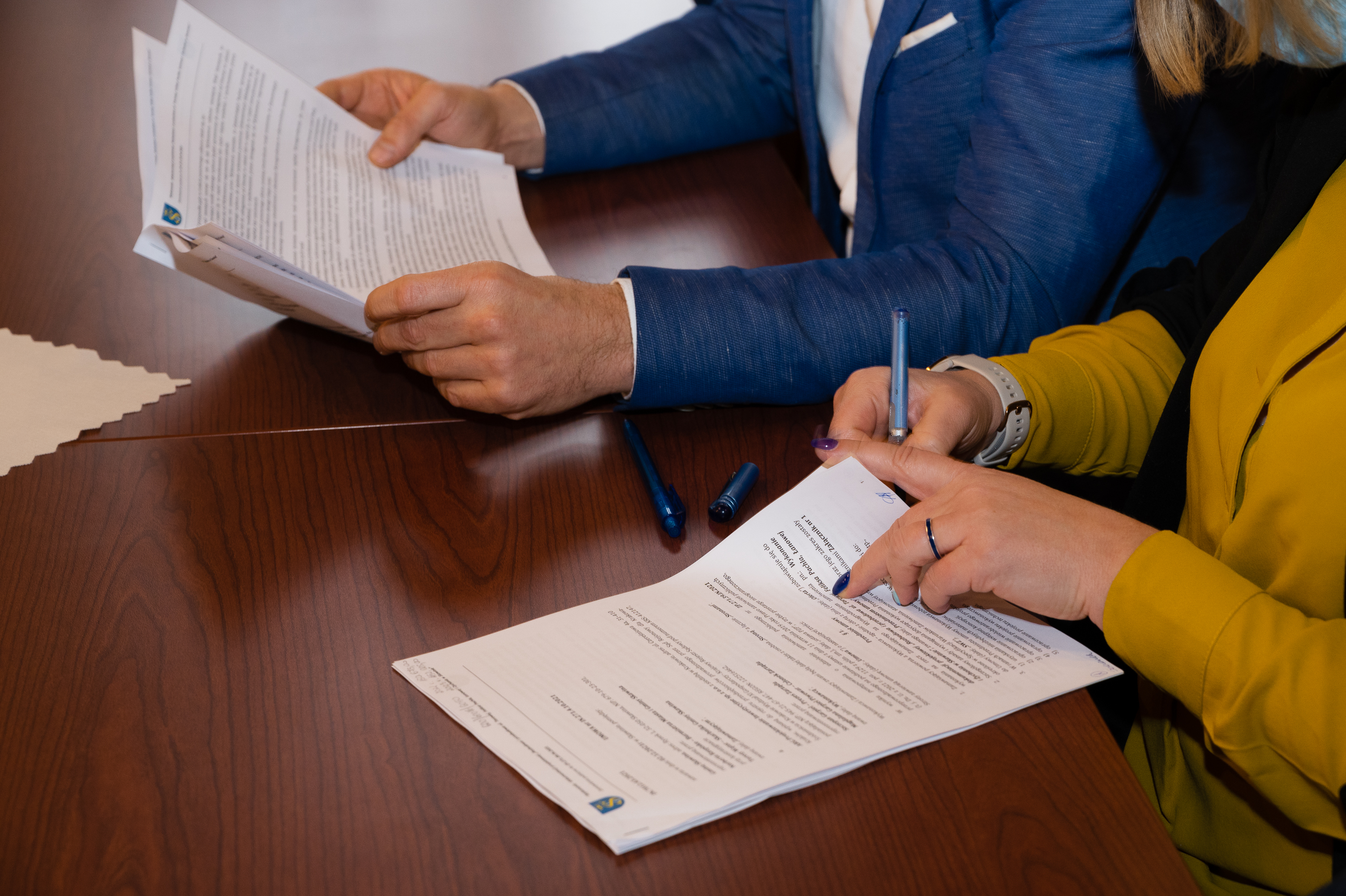 Podpisywanie umowy