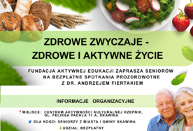 Warsztaty dla seniorów: Zdrowe zwyczaje - zdrowe i aktywne życie