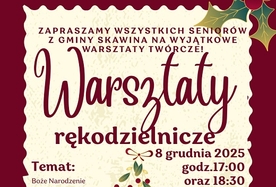Warsztaty rękodzielnicze dla seniorów