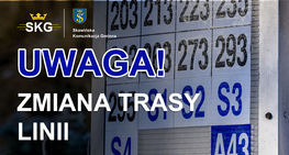 Zmiany w rozkładzie jazdy niektórych linii S