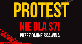 Protest przeciwko przebiegowi S7 przez gminę Skawina. Kierowcy muszą liczyć się z utrudnieniami