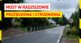 Utrudnienia i przebudowa mostu w Radziszowie na ul. Podlesie - zmiany w funkcjonowaniu komunikacji miejskiej