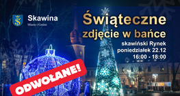 Świąteczne zdjęcie w bańce - akcja przeniesiona!