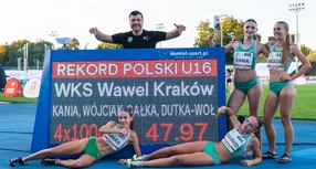 Młode lekkoatletki ze Skawiny biją rekordy Polski!