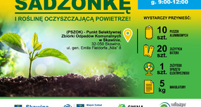 Wymień odpad na sadzonkę i roślinę oczyszczającą powietrze 2025