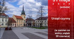 Godziny otwarcia Urzędu w dniu 31 maja 2025r.