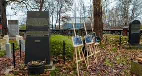 Uroczystości na Nowym Cmentarzu Żydowskim w Krakowie