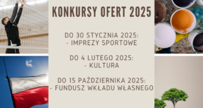 Kultura, imprezy sportowe i fundusz wkładu własnego – nabory ofert dla NGO