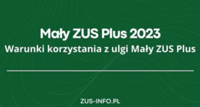 Mały ZUS Plus 2023