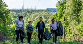 Posprzątaliśmy las przy osiedlu Willowym