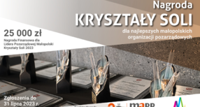 Nagroda Kryształy Soli – zgłoś organizację pozarządową!