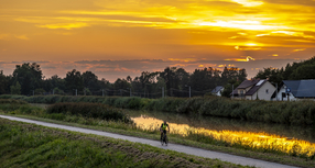 Kanał Łączański - ścieżka rowerowa w sercu gminy Skawina