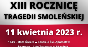 Uroczystości upamiętniające 13. rocznicę Katastrofy Smoleńskiej