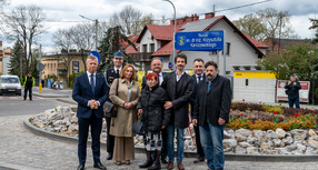 Uroczystość nadania imienia rondu im. dr inż. Krzysztofa Karczewskiego