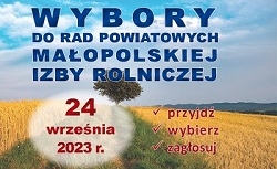 Wybory do Małopolskiej Izby Rolniczej - obwieszczenie komisji wyborczej