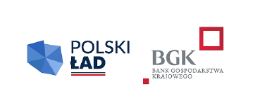 Logotypy Polskiego Ładu i Banku Gosoidarstwa Krajowego