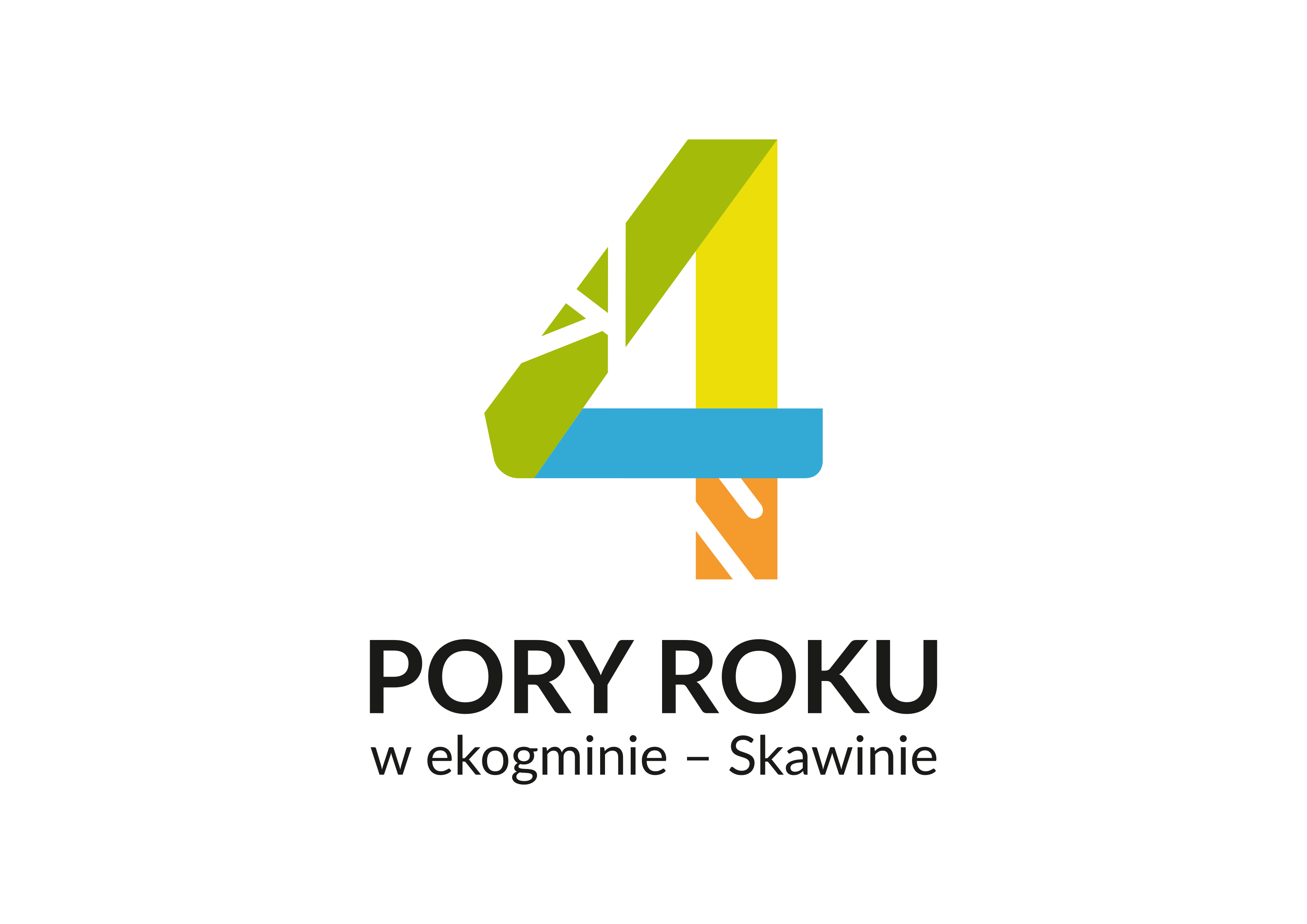 Logo projektu "Cztery pory roku w ekogminie - Skawinie"