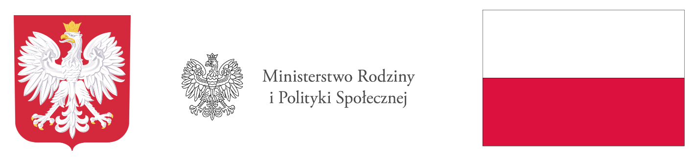 godło polski, ministerstwo rodziny i polityki społecznej, flaga polski