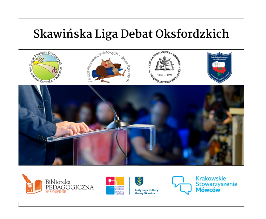 logo partnerów debaty Oxfordzkiej