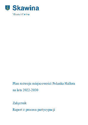 Okładka: Załącznik Raport konsultacje Polanka Hallera